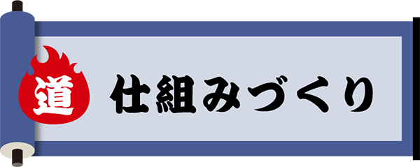 安定出荷のための仕組みづくり